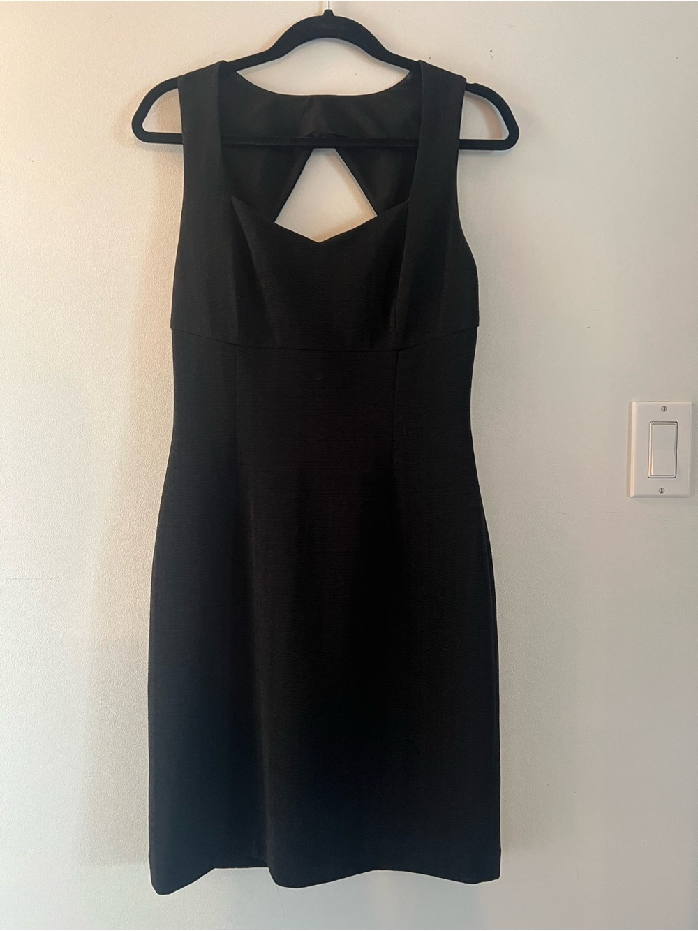 Banana Republic Black Cutout Sheath Dress